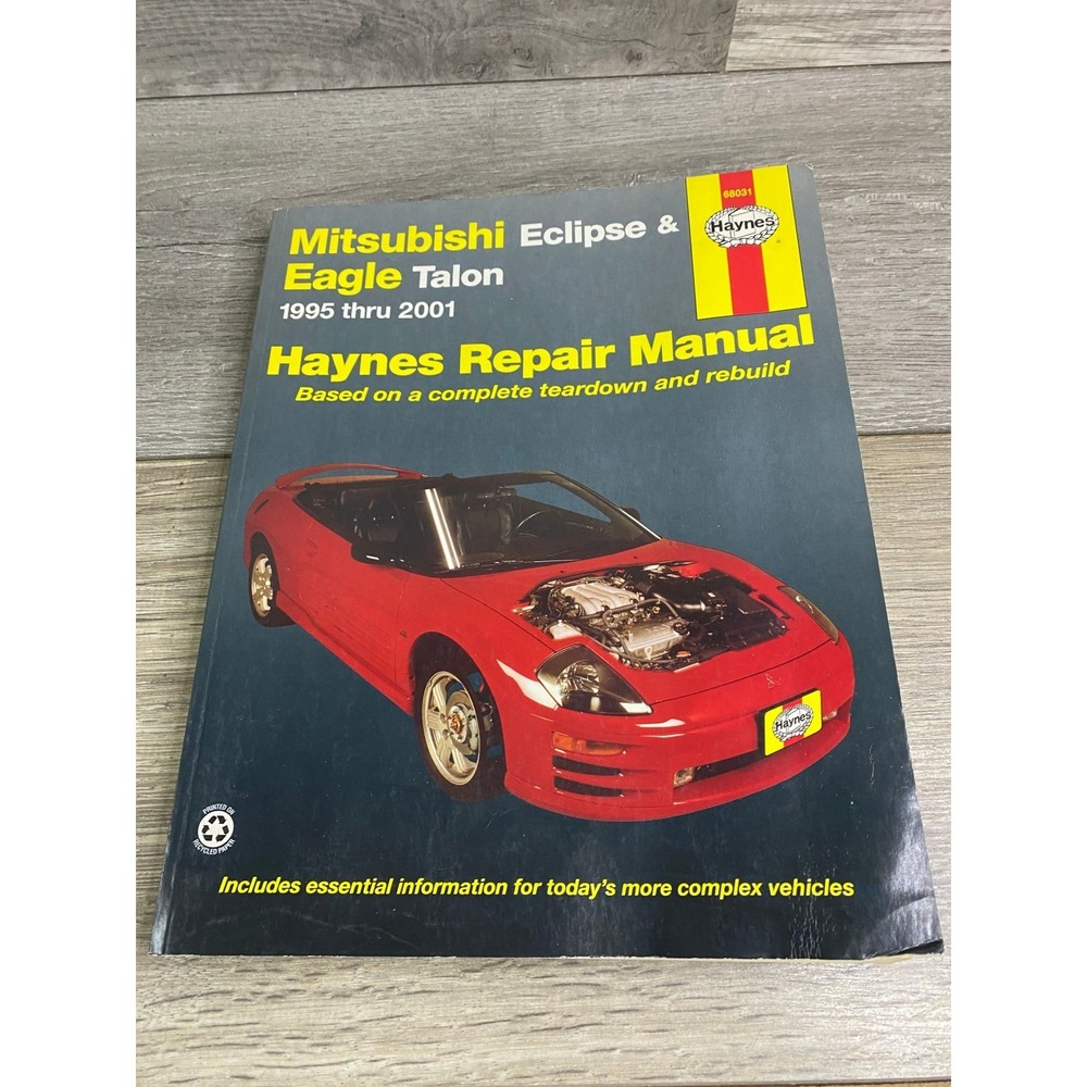 Haynes Mitsubishi Eclipse 1995-2001 Eagle Talon 1995-1998 Repair Manual 68031